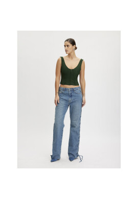 Gestuz топ 10908442 Зелен Slim Fit - Pepit.bg