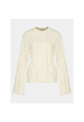 Gina Tricot Пуловер 20726 Бял Regular Fit - Pepit.bg