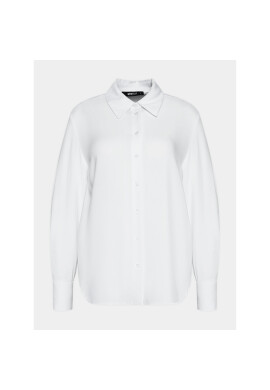 Gina Tricot Риза 19697 Бял Regular Fit - Pepit.bg