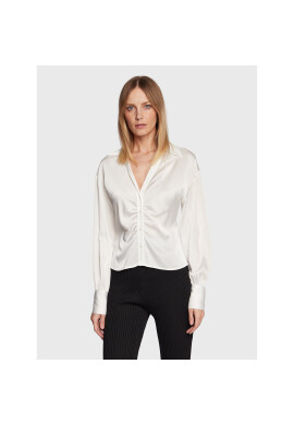 Gina Tricot Риза Sivan 18582 Бял Regular Fit - Pepit.bg