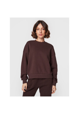 Gina Tricot Суитшърт Basic 10943 Кафяв Relaxed Fit - Pepit.bg