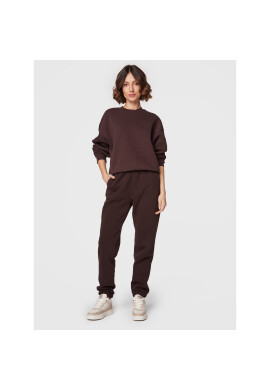 Gina Tricot Суитшърт Basic 10943 Кафяв Relaxed Fit - Pepit.bg