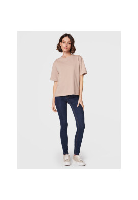 Gina Tricot Тишърт Basic 10469 Бежов Regular Fit - Pepit.bg