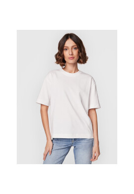 Gina Tricot Тишърт Basic 10469 Бял Regular Fit - Pepit.bg