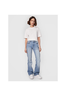 Gina Tricot Тишърт Basic 10469 Бял Regular Fit - Pepit.bg