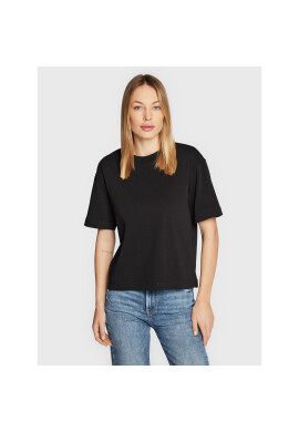 Gina Tricot Тишърт Basic 10469 Черен Regular Fit - Pepit.bg