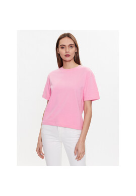 Gina Tricot Тишърт Basic 10469 Розов Regular Fit - Pepit.bg