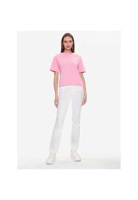 Gina Tricot Тишърт Basic 10469 Розов Regular Fit - Pepit.bg