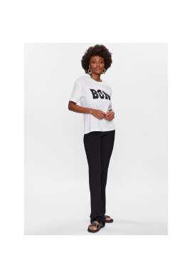 Gina Tricot Тишърт Printed 15785 Бял Regular Fit - Pepit.bg