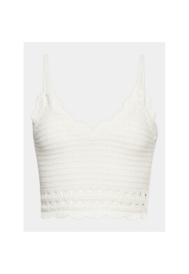 Gina Tricot топ 19542 Бял Regular Fit - Pepit.bg