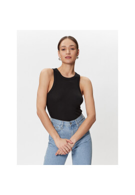 Gina Tricot топ Basic 13894 Черен Regular Fit - Pepit.bg