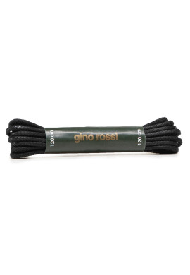 Gino Rossi Връзки за обувки 120 WAX 0091 Черен - Pepit.bg