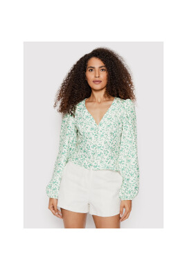 Glamorous Блуза KK0192 Зелен Regular Fit - Pepit.bg