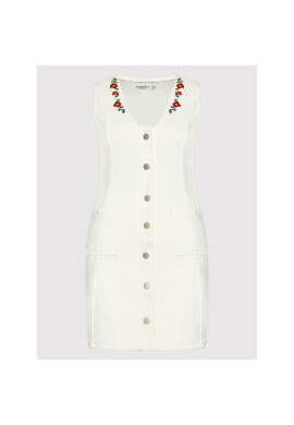 Glamorous Дънкова рокля AC3559 Бял Regular Fit - Pepit.bg