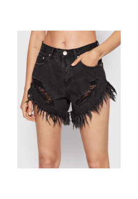 Glamorous Дънкови шорти KA6744 Черен Regular Fit - Pepit.bg