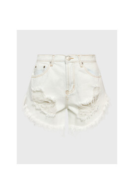 Glamorous Дънкови шорти KA6744B Бял Regular Fit - Pepit.bg