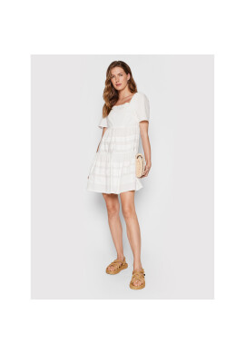 Glamorous Ежедневна рокля AN4235 Бял Regular Fit - Pepit.bg