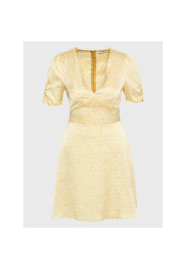 Glamorous Ежедневна рокля CK7065 Жълт Regular Fit - Pepit.bg