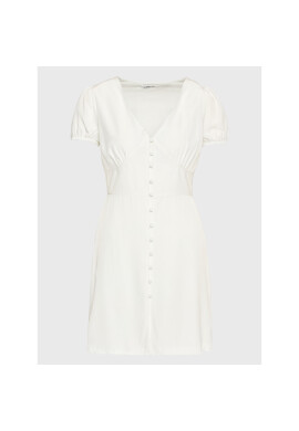 Glamorous Ежедневна рокля KA6883A Бял Regular Fit - Pepit.bg
