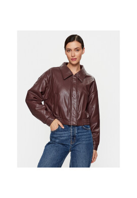 Glamorous Яке от имитация на кожа CK6230 Кафяв Regular Fit - Pepit.bg