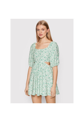 Glamorous Лятна рокля CK6569 Зелен Regular Fit - Pepit.bg