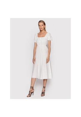 Glamorous Лятна рокля CK6574 Бял Regular Fit - Pepit.bg