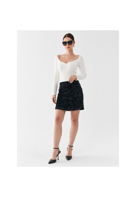Glamorous Мини пола AN4315 Черен Regular Fit - Pepit.bg