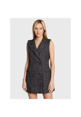 Glamorous Плетена рокля CK6798 Черен Regular Fit - Pepit.bg