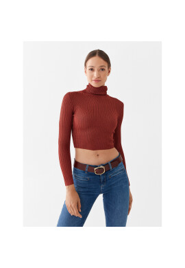 Glamorous Поло AN4310 Кафяв Slim Fit - Pepit.bg