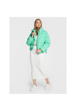 Glamorous Пухено яке AC1206 Зелен Regular Fit - Pepit.bg