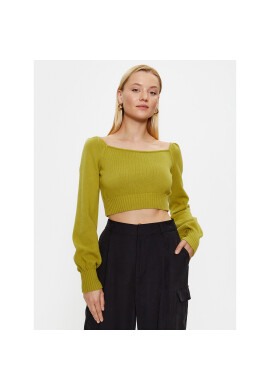 Glamorous Пуловер CA0323 Зелен Cropped Fit - Pepit.bg