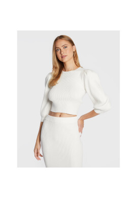 Glamorous Пуловер CK5871 Бял Regular Fit - Pepit.bg
