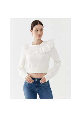 Glamorous Пуловер CK6967 Екрю Regular Fit - Pepit.bg