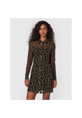 Glamorous Рокля тип риза AN4337 Черен Regular Fit - Pepit.bg