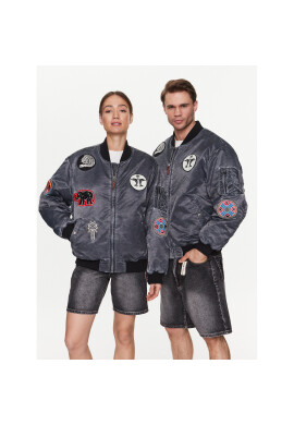 Grimey Яке бомбър GBJ164 Сив Regular Fit - Pepit.bg