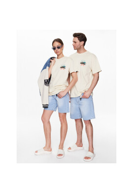 Grimey Тишърт GA665 Екрю Regular Fit - Pepit.bg