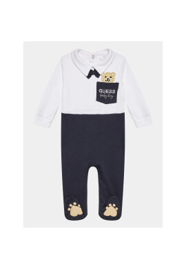 Guess Бебешки гащеризон със стъпала P3BG04 KBEG0 Бял Regular Fit - Pepit.bg