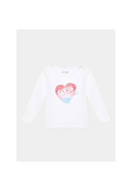 Guess Блуза A3YI03 K6YW4 Бял Regular Fit - Pepit.bg
