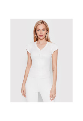 Guess Блуза Aveline W2GP26 KAEV0 Бял Slim Fit - Pepit.bg