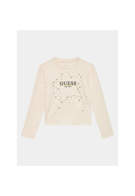 Guess Блуза J3BI09 J1314 Екрю Regular Fit - Pepit.bg