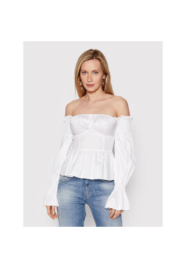 Guess Блуза Mattie W2GH34 WAF10 Бял Regular Fit - Pepit.bg