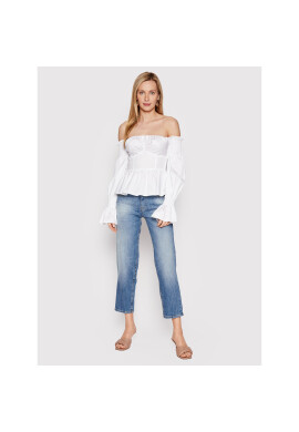 Guess Блуза Mattie W2GH34 WAF10 Бял Regular Fit - Pepit.bg