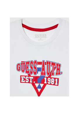 Guess Блуза N2RI09 K8HM0 Бял Regular Fit - Pepit.bg