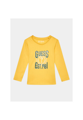 Guess Блуза N3YI24 K8HM4 Жълт Regular Fit - Pepit.bg