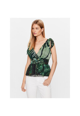 Guess Блуза Roxan W3GH92 WE550 Зелен Regular Fit - Pepit.bg