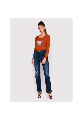 Guess Блуза W2YI47 J1311 Кафяв Regular Fit - Pepit.bg