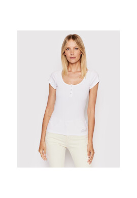Guess Блуза W2YP24 KBCO2 Бял Slim Fit - Pepit.bg
