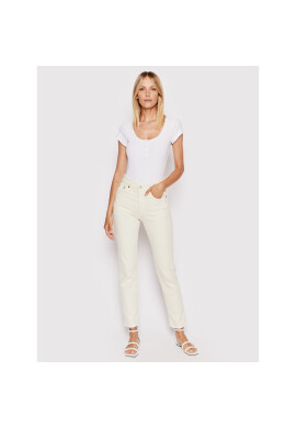 Guess Блуза W2YP24 KBCO2 Бял Slim Fit - Pepit.bg