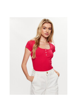 Guess Блуза W2YP24 KBCO2 Розов Slim Fit - Pepit.bg