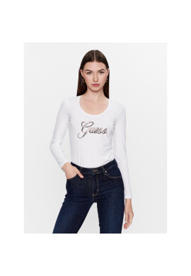Guess Блуза W3YI37 J1314 Бял Slim Fit - Pepit.bg
